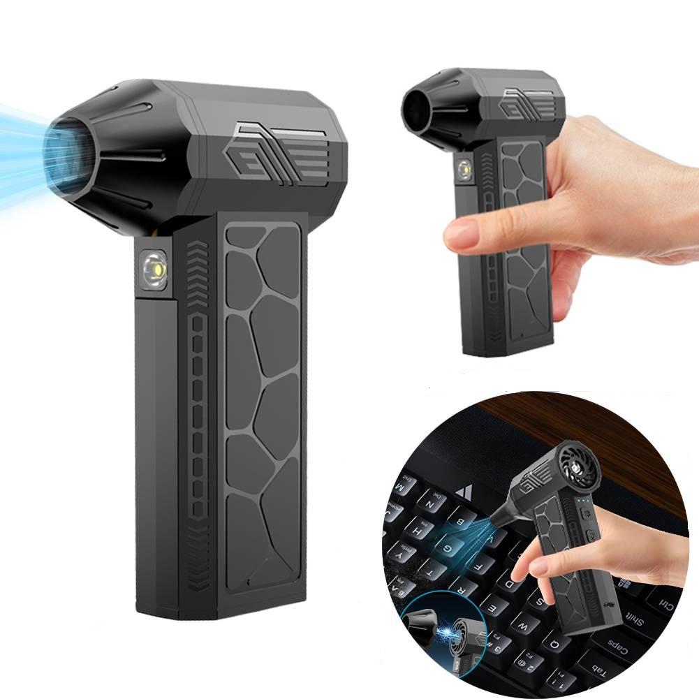 Duster Blower Turbo Jet Fan 130000 RPM Brushless Motor Handheld Duct Fan Strong Wind 50m/s Turbo Violent Fan Powerful Air Blower