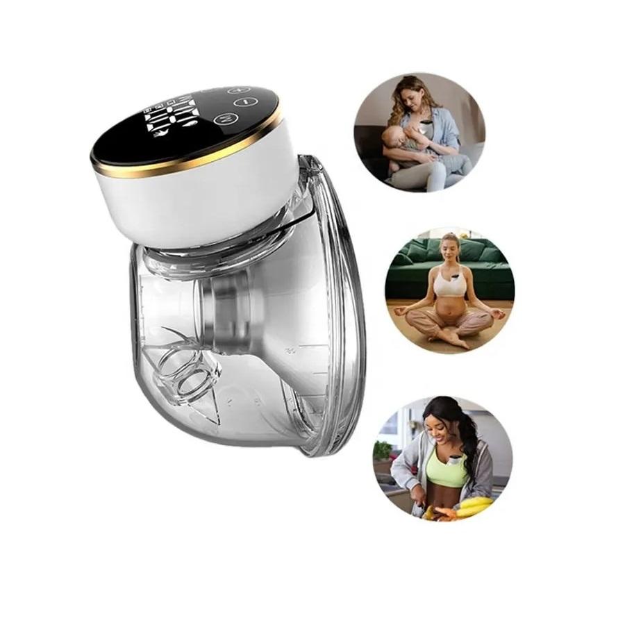 Pompă de sân reîncărcabilă, portabilă, fără fir, anti-reflux, lapte matern, cu mâinile libere, pompă de sân inteligentă, portabilă, extractoare de lapte, pompă