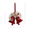 Christmas Bell Tree Decor Red Velvet Material Festive Home Window Embellishments