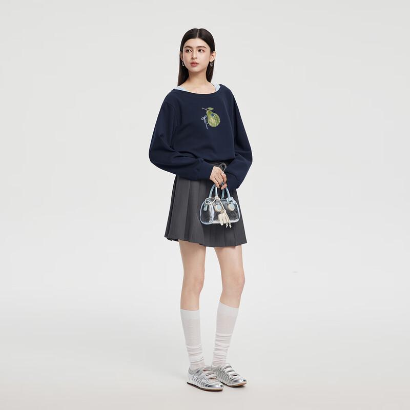 FivePlus Women's Printed Patchwork Pullover Sweatshirt