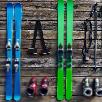 Skigurt Snowboardausrüstung Praktisch Bequem Skizubehör Verstellbar Leicht Einfach zu