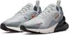 Кроссовки Nike Air Max 270 серый туман/парус/частичный серый/командный оранжевый