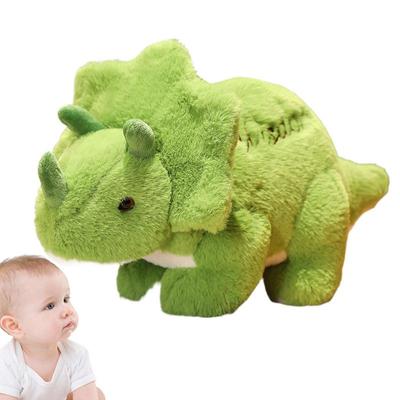 Bicho de Pelúcia Dinossauro Pelúcia Bonecas de Dinossauro Travesseiro Desenho Animado Dino Pelúcias Boneca Brinquedos de Dinossauro de Pelúcia para Casa Escola Viagem
