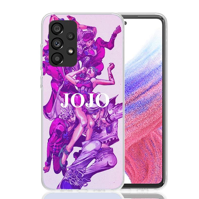 Anime JoJo Bizarre Adventure Case Phone Cover for Samsung Galaxy A17 A16 A15 A14 A13 A56 A55 A54 A53 A36 A35 A34 A33 A26 A25 A24