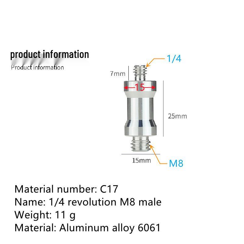 Swivel Head Tripod Light Stand with Interchangeable Mount
