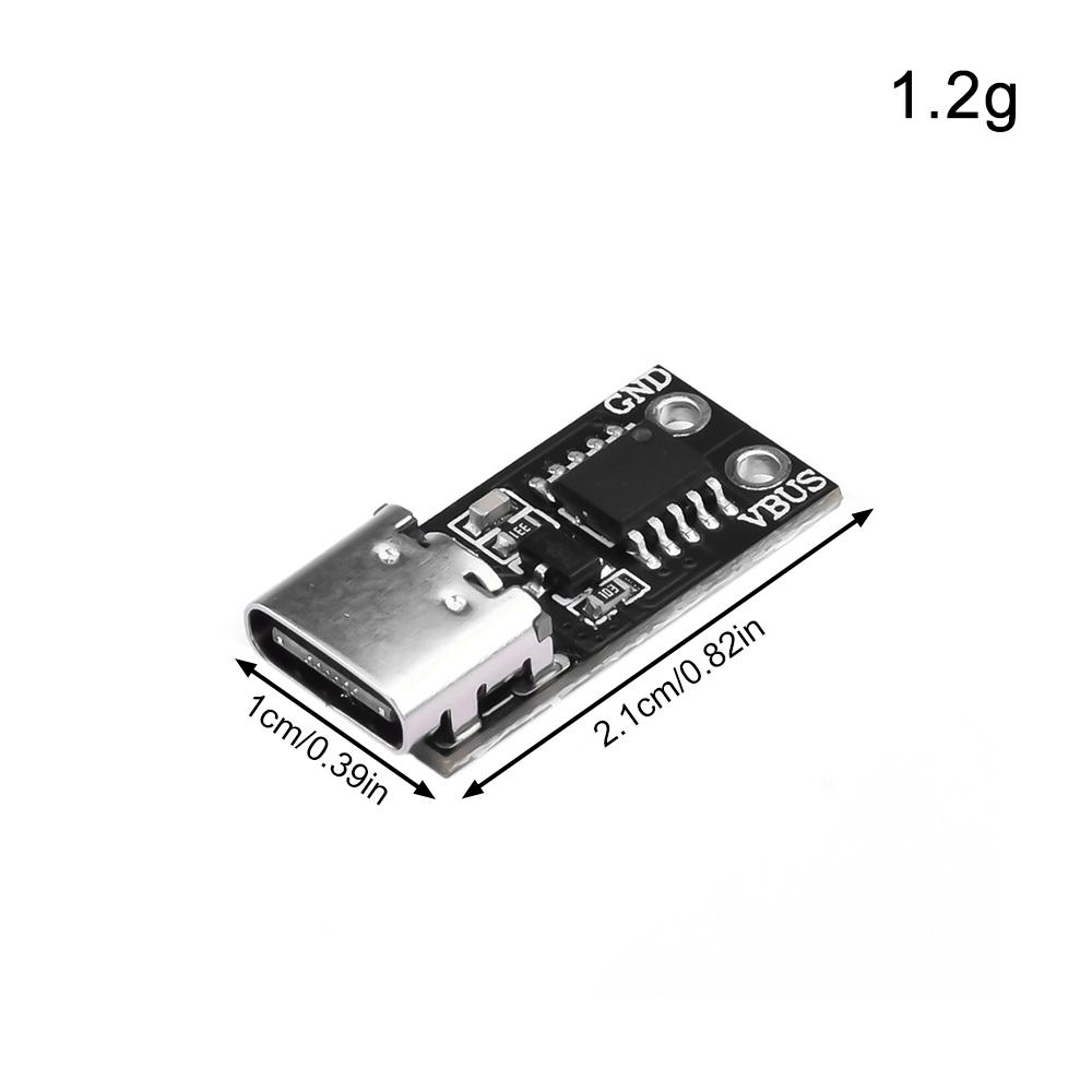 5Pcs Fast Charging Module Fast Charge Trigger Polling Detector Type-C USB Charger Board Boost Module Boost Power Supply
