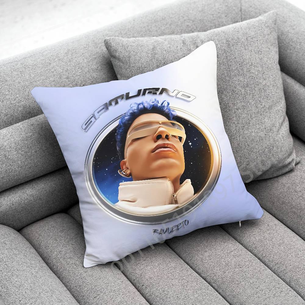 R-Rauw A-Alejandro Cosa Nuestra Saturno Playa Saturno Throw Pillow Case For 45x45cm 40x40cm 30x30cm Square Home Pillowcase Case 30cmx30cm