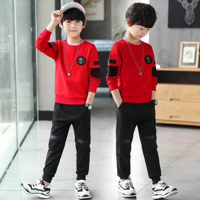 Ragazzi Primavera Maglione Pantaloni Tuta Bambini Sport Moda Bellissimi Primavera e Autunno Ragazzi Bambini Abbigliamento