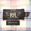 RRL Black Tag One Star Check Pattern Short sleeve shirt S RALPH LAUREN Men's Used