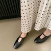 Fashion 2025 New Fashion Buckle Strap Ladies Mary Janes Flats Shoes Slip On Female Shallow Footwear Round Toe Women Flats With Shoes