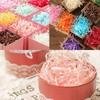 50/100/200g Carta Colorata Tritata Rafia Confezione Regalo Caramelle Scatola Riempimento Anti-Collisione Matrimonio Festa di Compleanno Decorazione Fai da Te