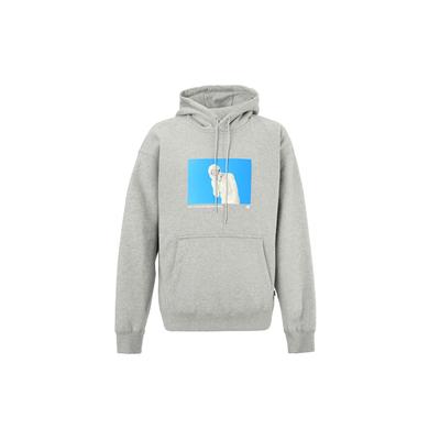 Nike SB Print Pattern Hoodie Long Sleeve Casual Sweatshirt Men Tops Gray FN2557-063