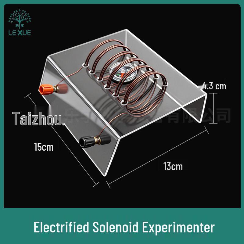 Energized Solenoid Kit: Left-Hand Rule Physics for Middle School Electromagnetism Experiments