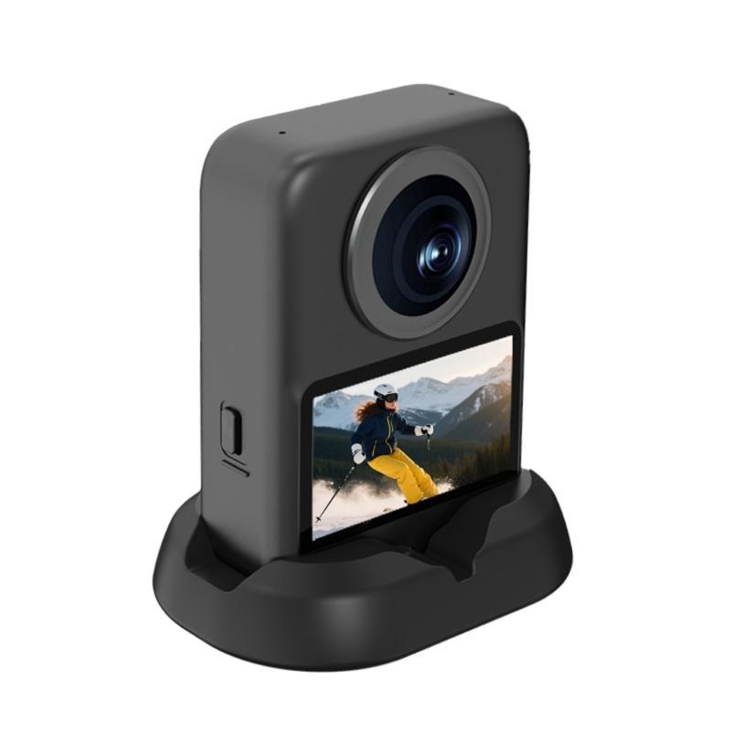 Rutschfeste Silikon-Kamerabasis für OSMO360 Kameras Leichte Haltbarkeit Material Einfache Installation Für Live-Streaming