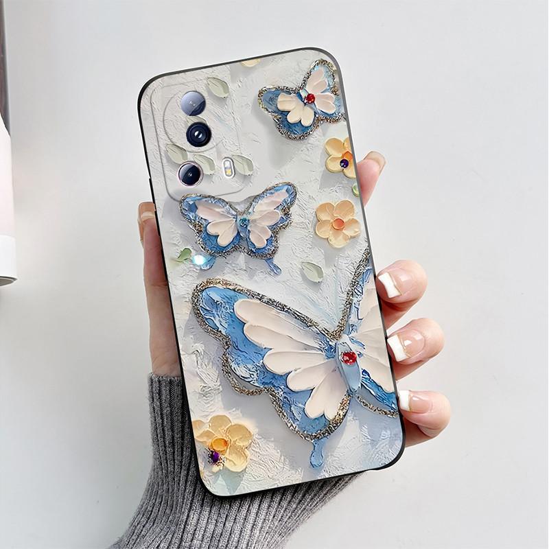 For Xiaomi 13 Lite Civi2 Phone Case Cute Cartoon Cat Fox Soft Silicone Bumper Cover For Xiaomi13 Lite Xiaomi Civi 2 Fundas Shell