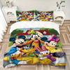 Mickey Friends Adventure Print 3Pcs Bedding Setduvet Cover With 2 Bedropillowcase Home Birthday Gift