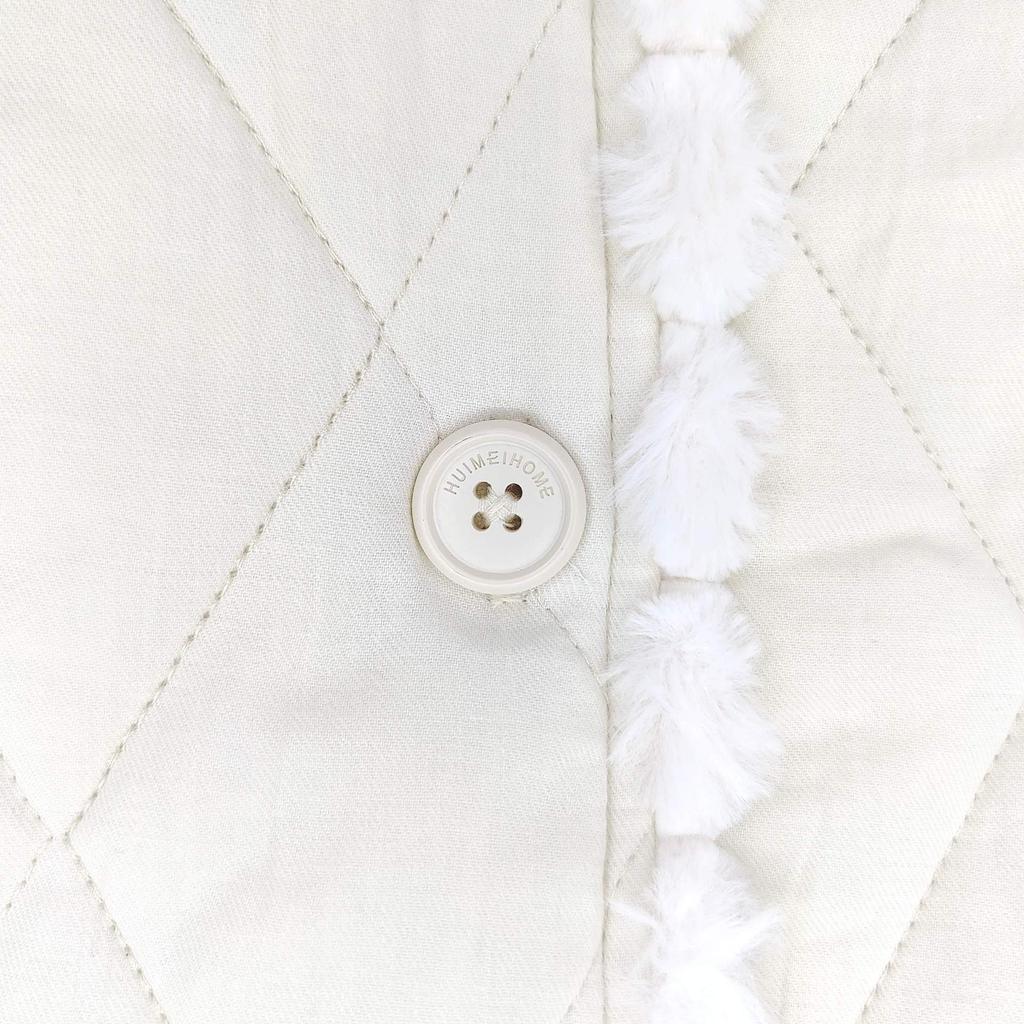 Quilted Women's Winter Pajamas Set: Three-Layer Thick Long-Sleeve Cotton Jacket with Plush Lining