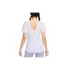 T Shirts Women's Oxygen Purple Crew Neck Moderate Straight Fit DX0132-536