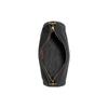 Coach Cary 33 Solid Color Zipper Metal Buckle Classic C Logo Pebble Leather Tote Shoulder Bag Women Bags Black CC435-B4BK