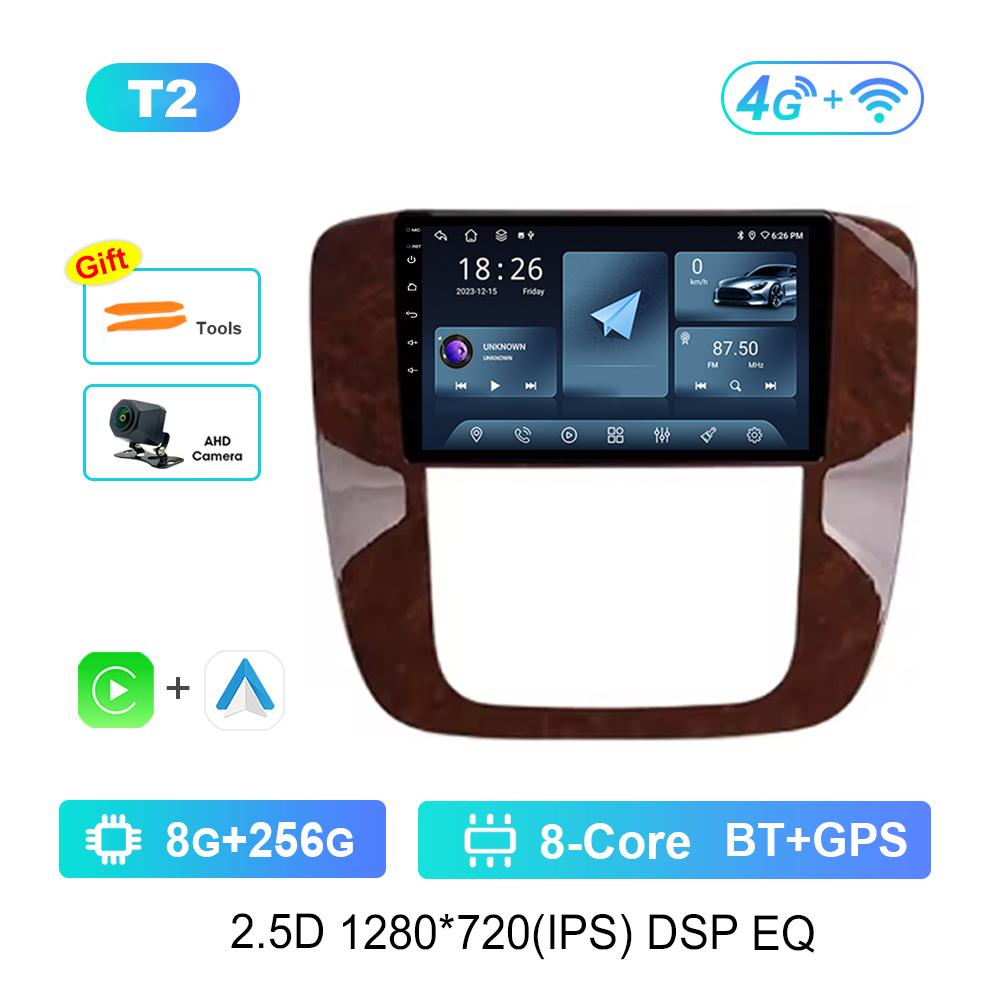 9 '' for GMC Yukon Chevrolet Tahoe Suburban 2008 - 2012 Android OS Car Radio Multimedia Video Player 4G GPS Navi WiFi HD Screen
