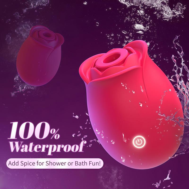Sucking Vibrator Rose Sex Toy for Women 10 Speed Vibrator Automatic Adult Sex Toy Tongue Licking Rose Flower Vibrator Massager