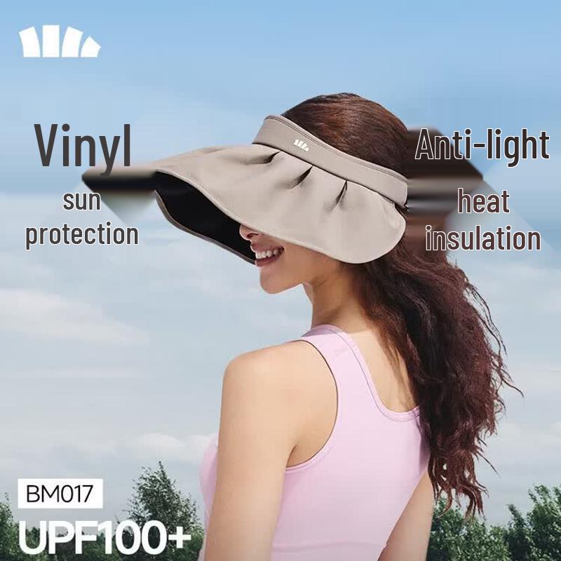 Jiaoxia Unisex Portable Wide Brim UV Protection Visor Hat