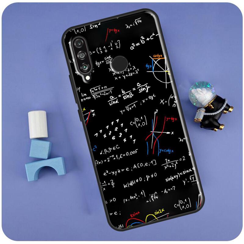 Physic Equations Math For Huawei Nova 11 Pro 9 10 SE 7i 8i 11i 12i Y60 Y61 Y70 Y72 Y73 Y90 Y91 P30 P40 Lite Case