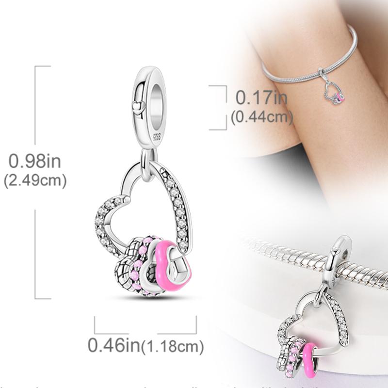 New Original Copper Charms Beads Pendants For Original Bracelet Necklaces Charm Women Diy Jewelry Gifts