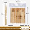 Stylish Stainless Steel Fruit Forks with Custom Logo - Portable and Elegant Disposable Skewers.