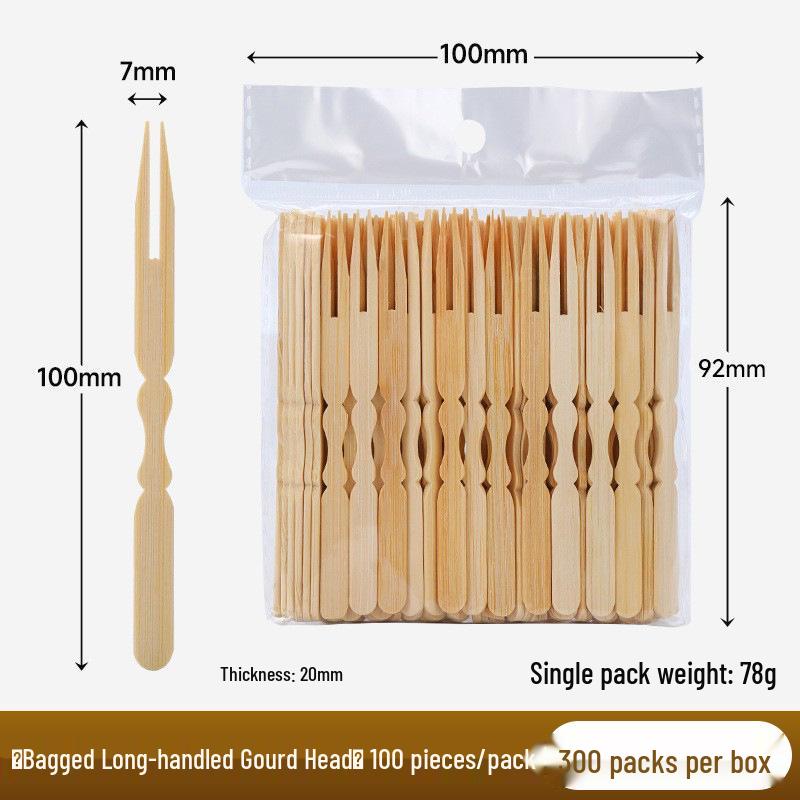 Stylish Stainless Steel Fruit Forks with Custom Logo - Portable and Elegant Disposable Skewers.