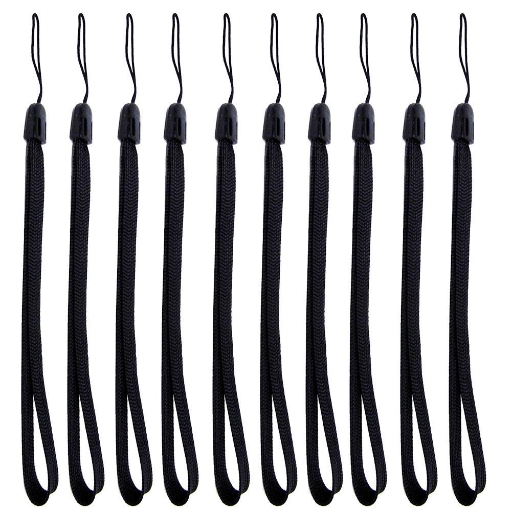 10pcs Black Universal Camera Wrist Lanyard Straps - Secure Selfie Phone Stick Lanyards -Mobile Strap Ropes For Photography