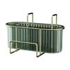 Sink Drain Dish Rack Storage Holder Over Organizer , Aureate dark green