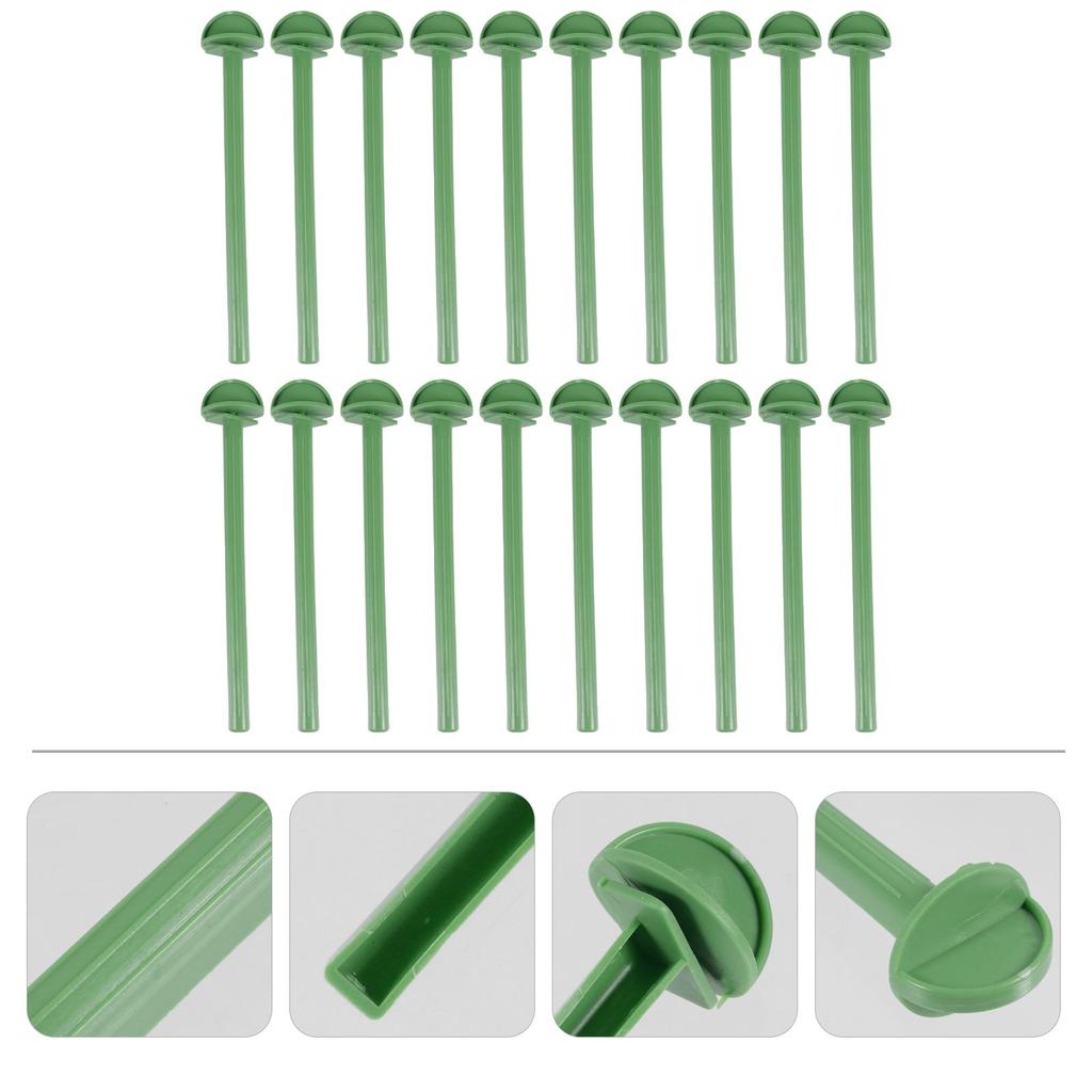 20 Pcs Parakeet Parakeet Bird Cageing Pole Rod Toys Grinding Claw Cage Parrot Pet Supplies Plastic Perch Game Stands Stick