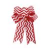 Christmas Decorations Red/Khaki Diy Bow Crafts Christmas Tree Decorations Flocking Cloth Bow Tie Charms For Christmas Atmosphere