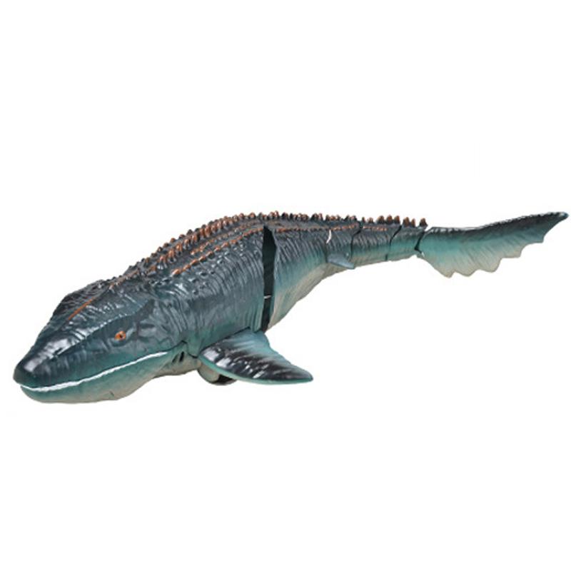 Non-Toxic Rc Shark 2.4G Simulation Remote Control Animals With Lights Submarine Robots Fish Electric Toys For Children Upgrade Spray Watertoy