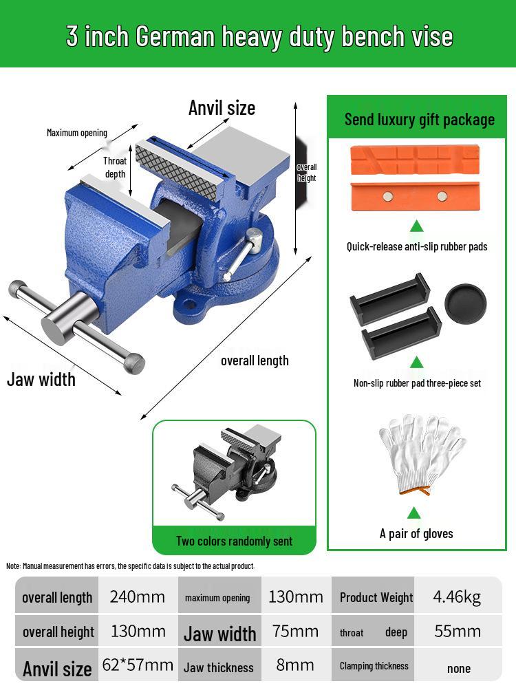 Baolian Multifunctional Mini Vise for Household and Woodworking