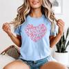 Pink Ribbon Heart Breast Cancer Awareness Unisexs TShirt Support Tee