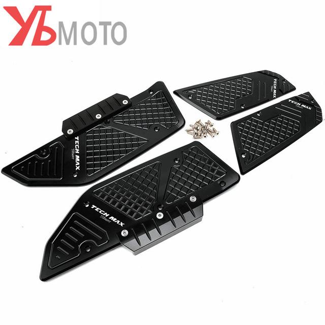 TMAX Footrest Pedal Sticker For YAMAHA TMAX 560 Tech Max TMAX560   Accessories Moto CNC Footboard Step Foot