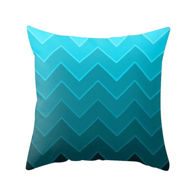 Простая зеленая узорчатая декоративная наволочка Постельное белье Домашний декор Наволочка для подушки 16x16Inch