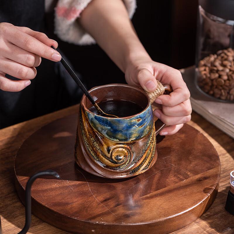 Shineqi Japanese Wabi-Sabi Ceramic Coffee Mug