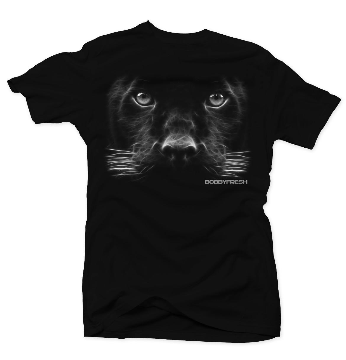 Black Cat 4s Black Tee S