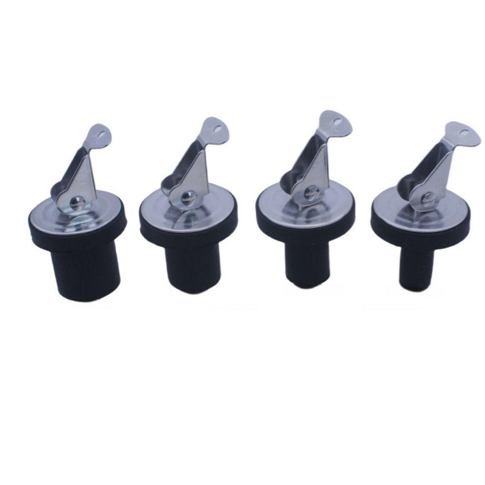 Marine Compression Drain Plug Yacht Stainless Steel Screw Type Plug Universal Rubber Seal Plug