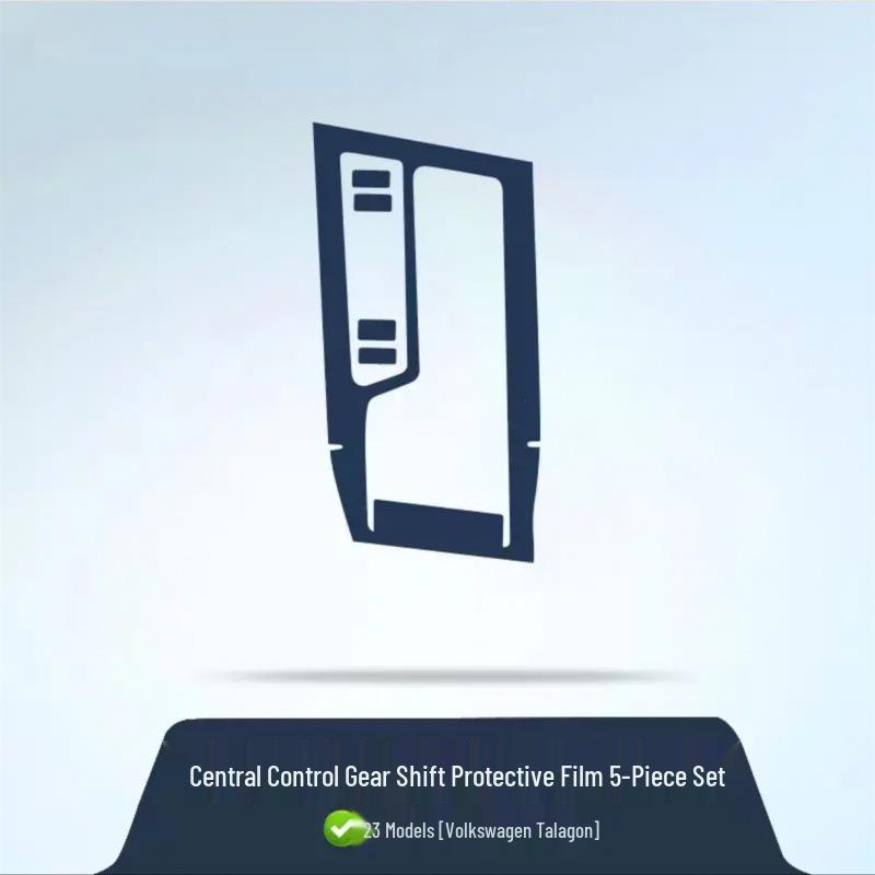 Volkswagen Talagon Interior Protective Film for Console, Dashboard, Navigation, Gear Shift, and Screen Decor