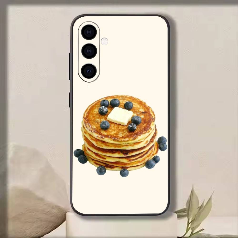

Tempting bread Phone Case For Samsung Galaxy A73,A72,A71,A70,A53,A52,A51,Others Soft Black Cover Samsung a71 5g