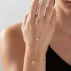 Versatile Star of David Bracelet Stainless Steel Adjustable Hexagram Bracelet Gold/Silver Finger Bracelet Amulet Jewelry
