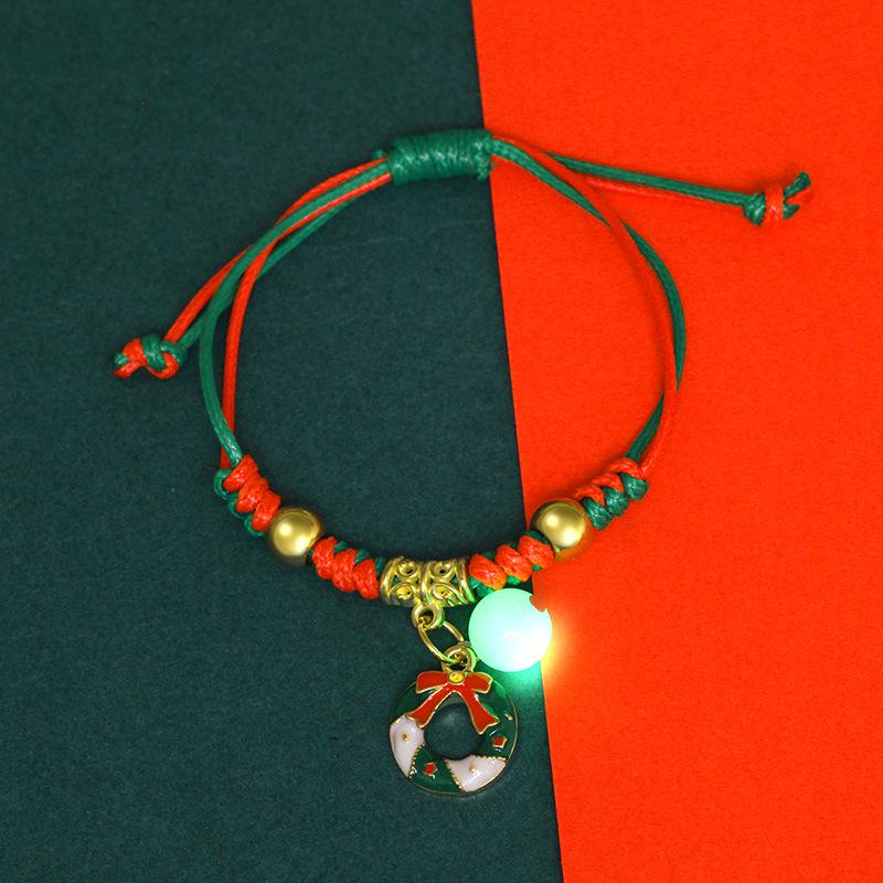 2025 Luminous Santa Claus Bracelet for Women - Popular Christmas Jewelry for Couples and Friends