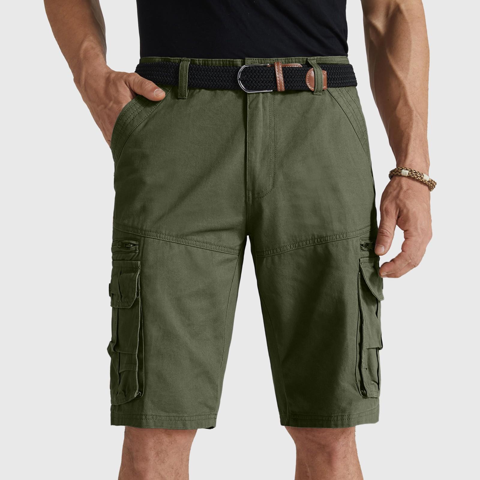 

Мужская спортивная карманная рабочая одежда, повседневные свободные шорты, повседневные шорты для бега 32