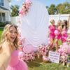 Fabric Arch Backdrop Cover Wrinkle Resistant Party Background Decoration  Baby Shower