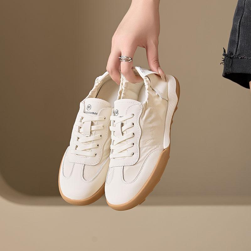 Leather High Quality. Leather Casual Sports Little White Shoes Women's Ballet Summer
