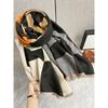 Fashionable Thick Faux Cashmere Plaid Scarf For Winter Warmth